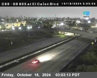 SB 805 at El Cajon Blvd (On Ramp)