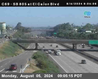 SB 805 at El Cajon Blvd (On Ramp)