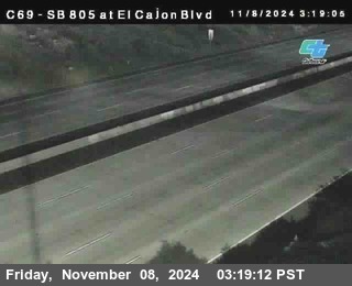 SB 805 at El Cajon Blvd (On Ramp)