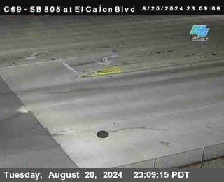 SB 805 at El Cajon Blvd (On Ramp)