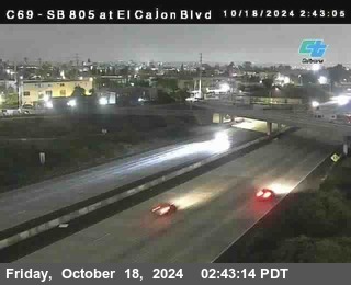 SB 805 at El Cajon Blvd (On Ramp)