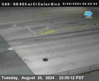 SB 805 at El Cajon Blvd (On Ramp)