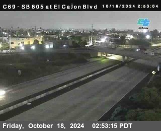 SB 805 at El Cajon Blvd (On Ramp)