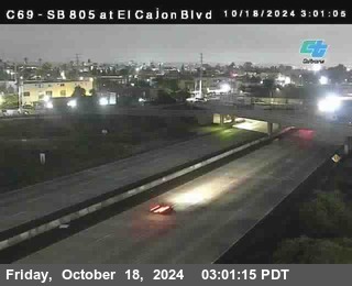 SB 805 at El Cajon Blvd (On Ramp)