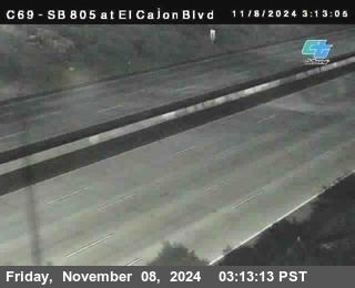 SB 805 at El Cajon Blvd (On Ramp)