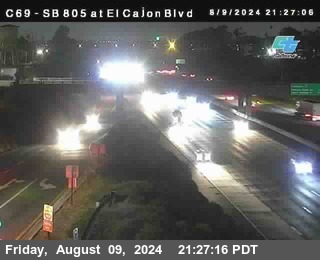 SB 805 at El Cajon Blvd (On Ramp)