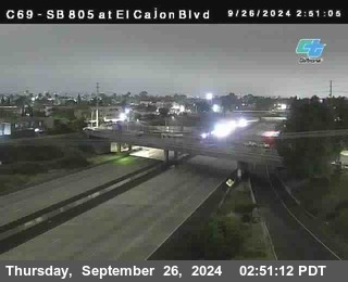 SB 805 at El Cajon Blvd (On Ramp)