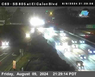 SB 805 at El Cajon Blvd (On Ramp)