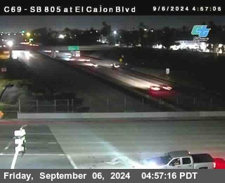 SB 805 at El Cajon Blvd (On Ramp)