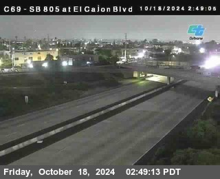 SB 805 at El Cajon Blvd (On Ramp)