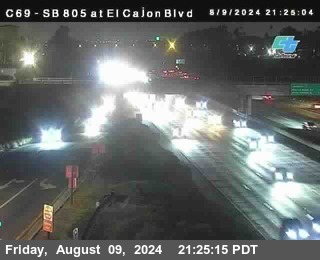 SB 805 at El Cajon Blvd (On Ramp)