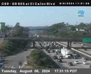 SB 805 at El Cajon Blvd (On Ramp)