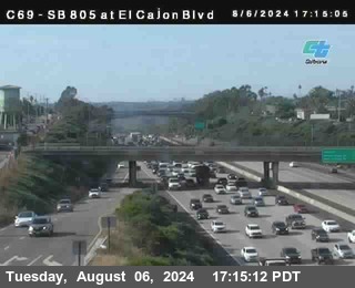 SB 805 at El Cajon Blvd (On Ramp)