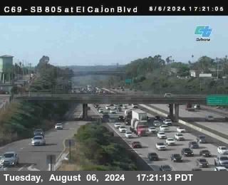 SB 805 at El Cajon Blvd (On Ramp)