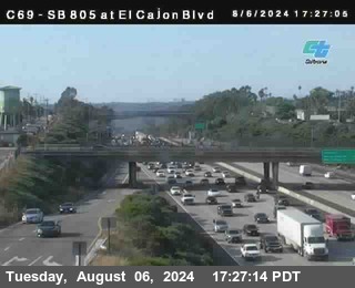 SB 805 at El Cajon Blvd (On Ramp)