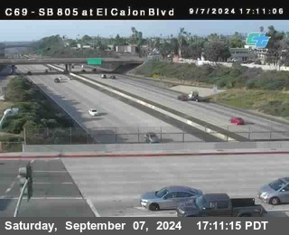 SB 805 at El Cajon Blvd (On Ramp)