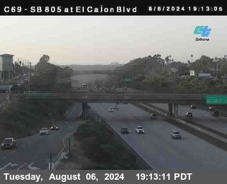 SB 805 at El Cajon Blvd (On Ramp)