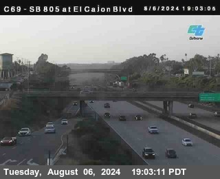 SB 805 at El Cajon Blvd (On Ramp)