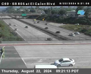 SB 805 at El Cajon Blvd (On Ramp)