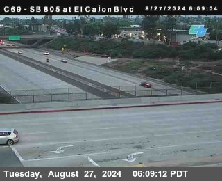 SB 805 at El Cajon Blvd (On Ramp)