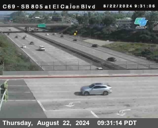 SB 805 at El Cajon Blvd (On Ramp)