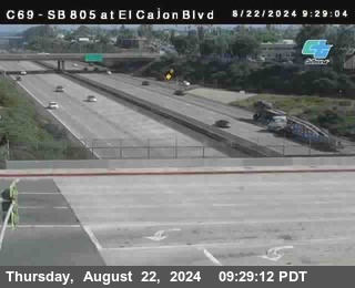 SB 805 at El Cajon Blvd (On Ramp)