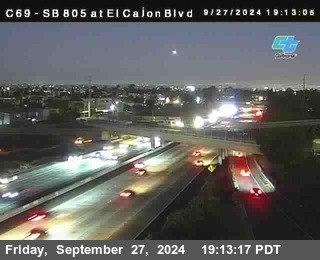 SB 805 at El Cajon Blvd (On Ramp)