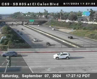 SB 805 at El Cajon Blvd (On Ramp)