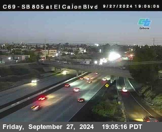 SB 805 at El Cajon Blvd (On Ramp)