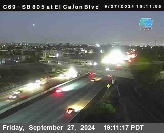 SB 805 at El Cajon Blvd (On Ramp)