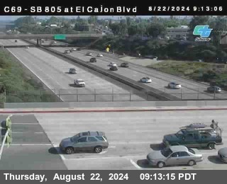 SB 805 at El Cajon Blvd (On Ramp)