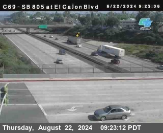 SB 805 at El Cajon Blvd (On Ramp)