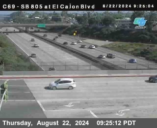 SB 805 at El Cajon Blvd (On Ramp)