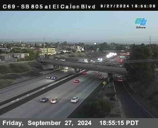 SB 805 at El Cajon Blvd (On Ramp)