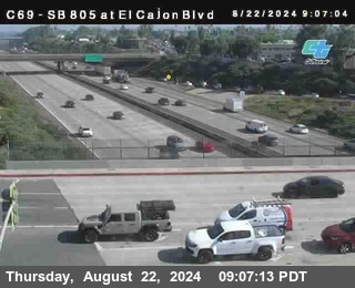 SB 805 at El Cajon Blvd (On Ramp)