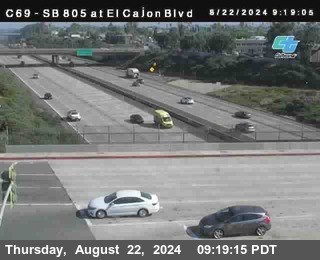 SB 805 at El Cajon Blvd (On Ramp)