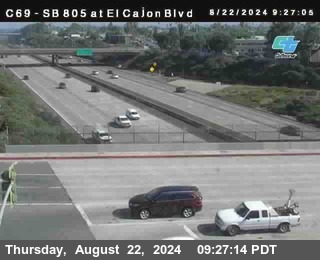 SB 805 at El Cajon Blvd (On Ramp)