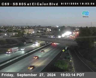 SB 805 at El Cajon Blvd (On Ramp)