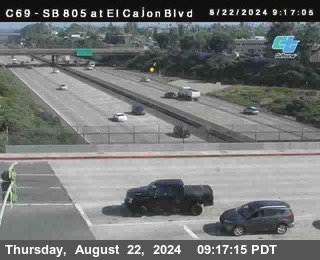 SB 805 at El Cajon Blvd (On Ramp)