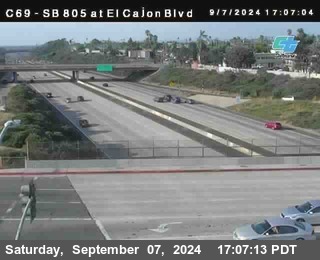 SB 805 at El Cajon Blvd (On Ramp)