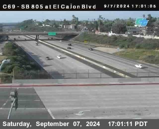 SB 805 at El Cajon Blvd (On Ramp)