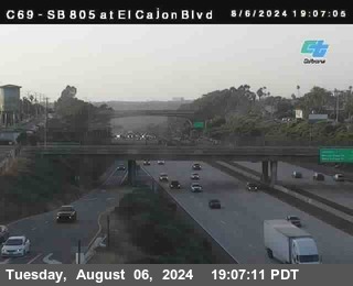 SB 805 at El Cajon Blvd (On Ramp)