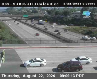 SB 805 at El Cajon Blvd (On Ramp)