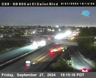 SB 805 at El Cajon Blvd (On Ramp)