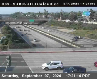 SB 805 at El Cajon Blvd (On Ramp)