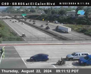 SB 805 at El Cajon Blvd (On Ramp)