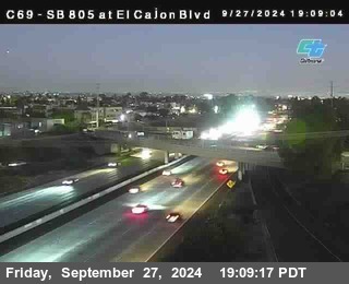 SB 805 at El Cajon Blvd (On Ramp)