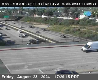 SB 805 at El Cajon Blvd (On Ramp)