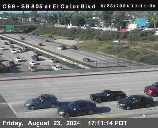 SB 805 at El Cajon Blvd (On Ramp)