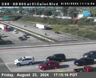 SB 805 at El Cajon Blvd (On Ramp)